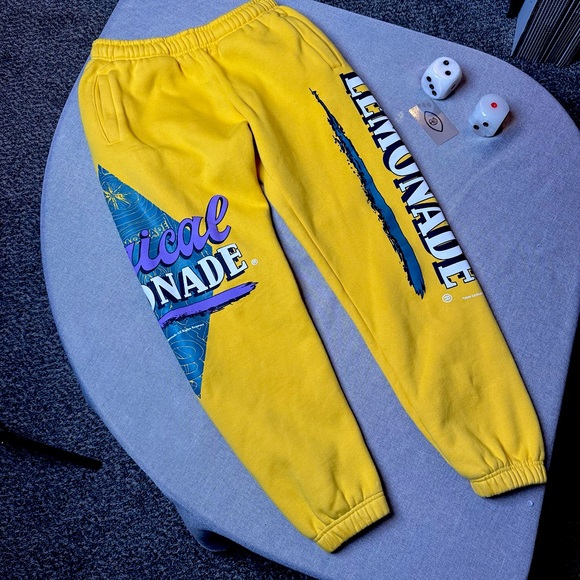 UNIQUE Lyrical Lemonade 2020 Joggers – Yellow – Size M - Picture 1 of 10